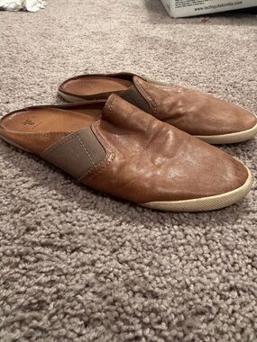Women’s Frye Slip-On Mule Sneakers in Brown